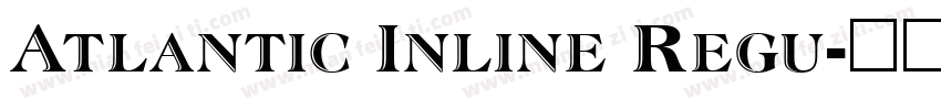 Atlantic Inline Regu字体转换